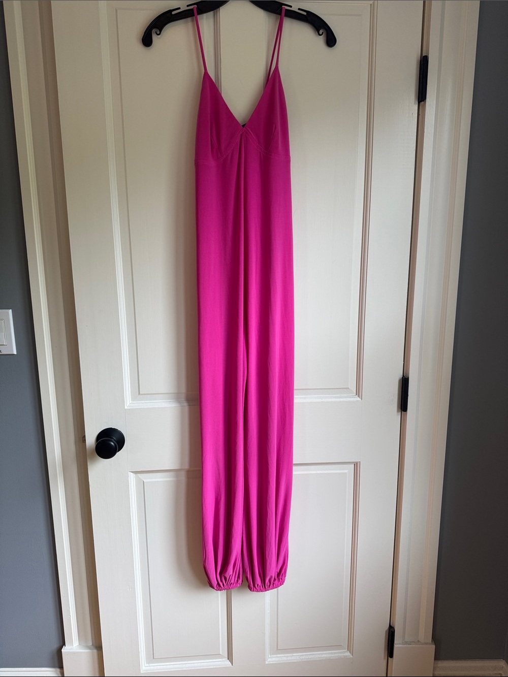 Norma Kamali Hot Pink Jumpsuit
